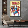Avengers War Across Time - Marvel Comic Poster