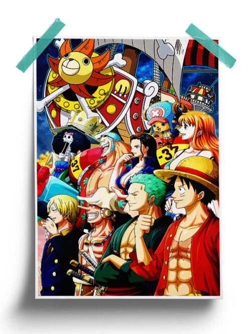 One Piece Family anime Poster