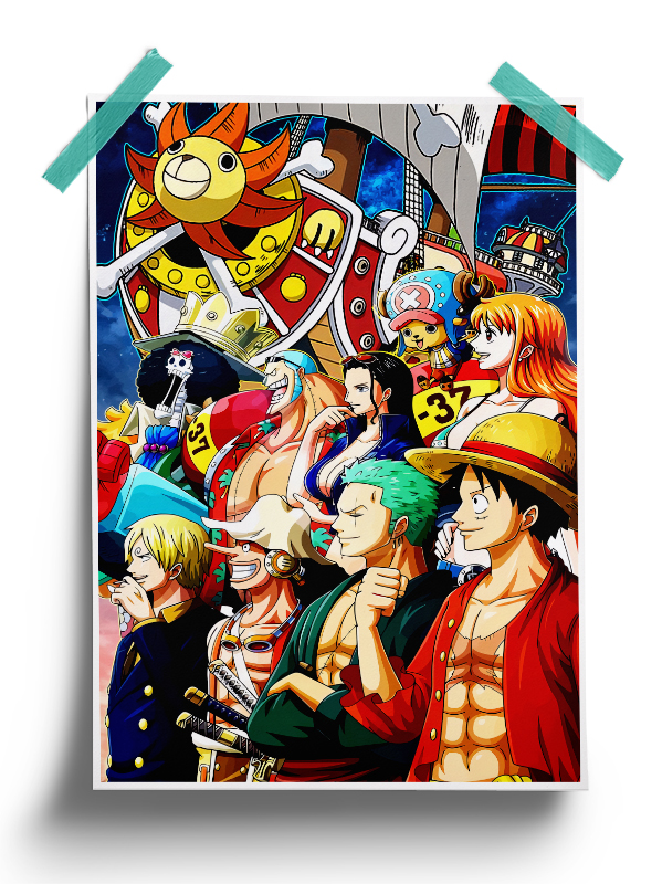 One Piece Family anime Poster