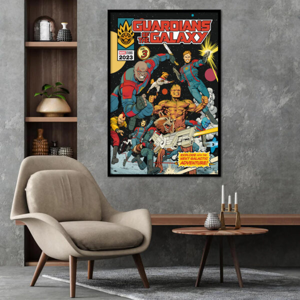 Guardians of Galaxy Vol 2 - Marvel Comic Poster