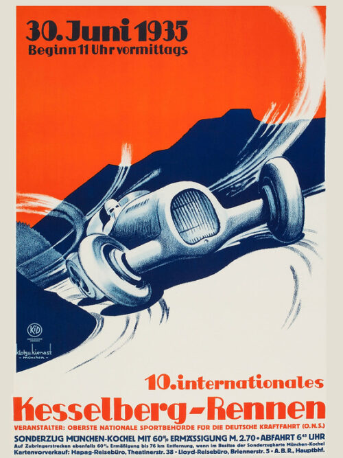 10 Internationales Kesselberg Rennen 30 Juni Poster