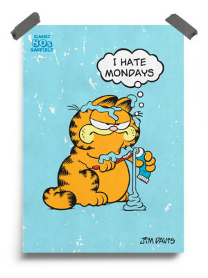 I Hate Mondays - Garfield Official Poster