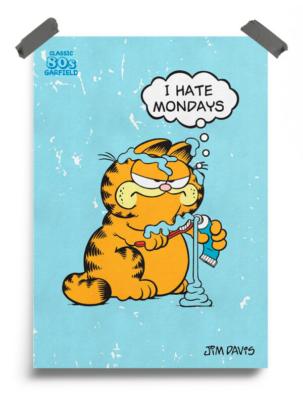 I Hate Mondays - Garfield Official Poster