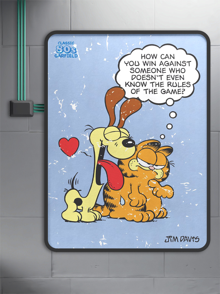 Rules Of the Game - Garfield Official Poster