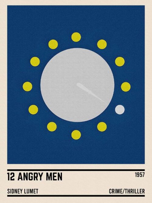 12 Angry Men Minimalist Poster