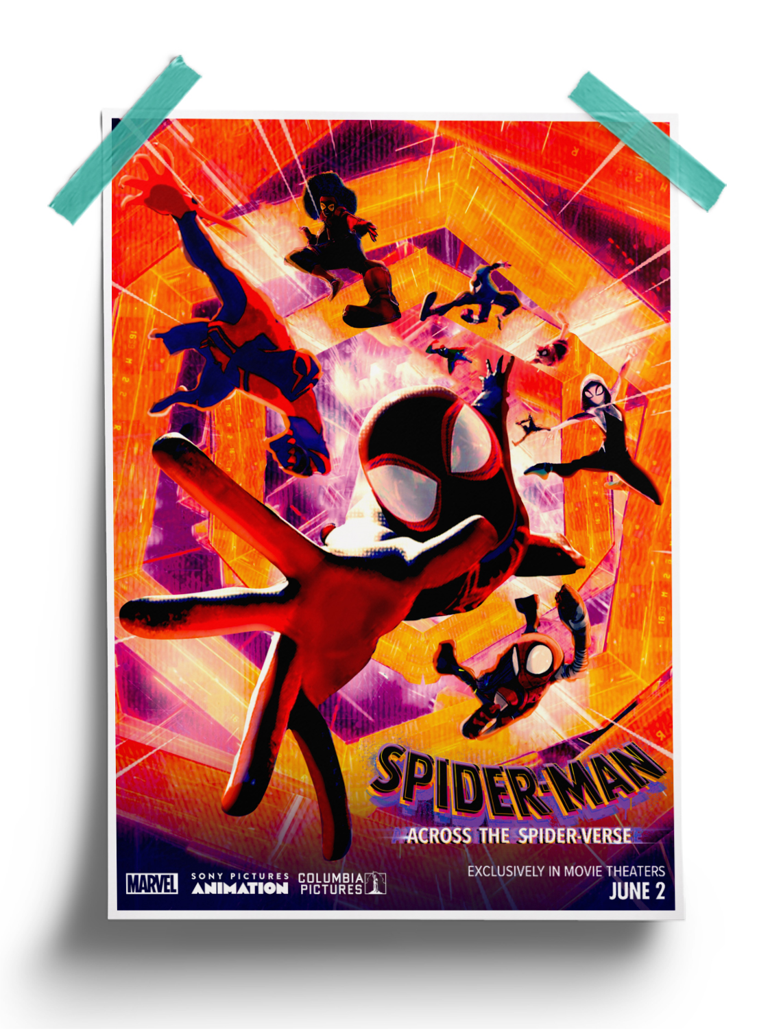Spider-Man Across the Spiderverse Chase Poster