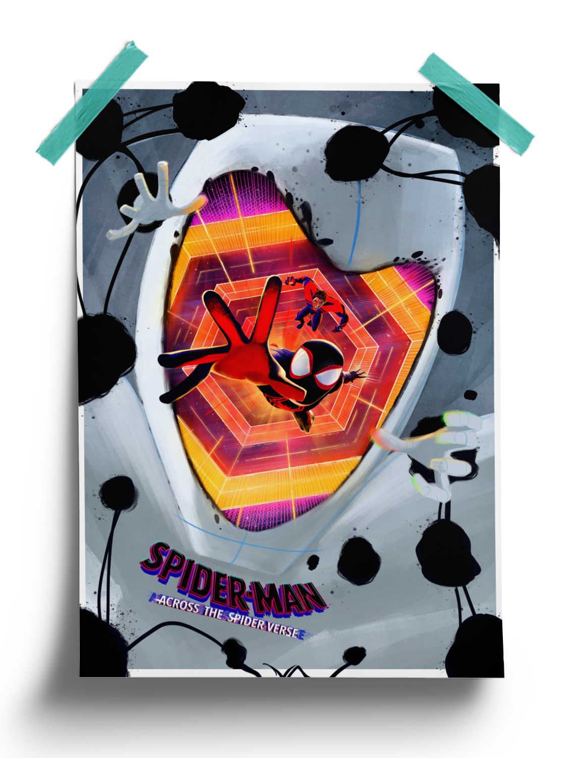 Spiderman across the spiderverse official Poster