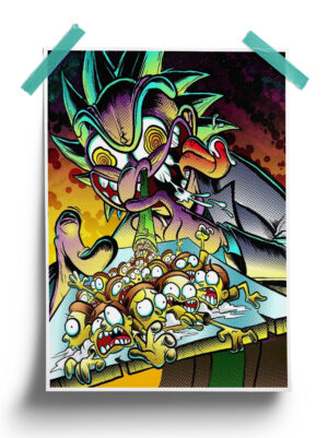 Zombie Apocalypse - Rick and Morty Poster