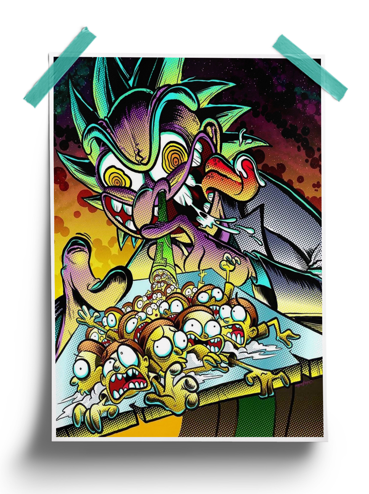 Zombie Apocalypse - Rick and Morty Poster