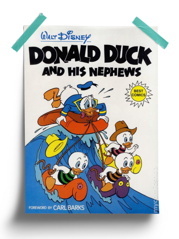 Donald Duck and his nephews Poster