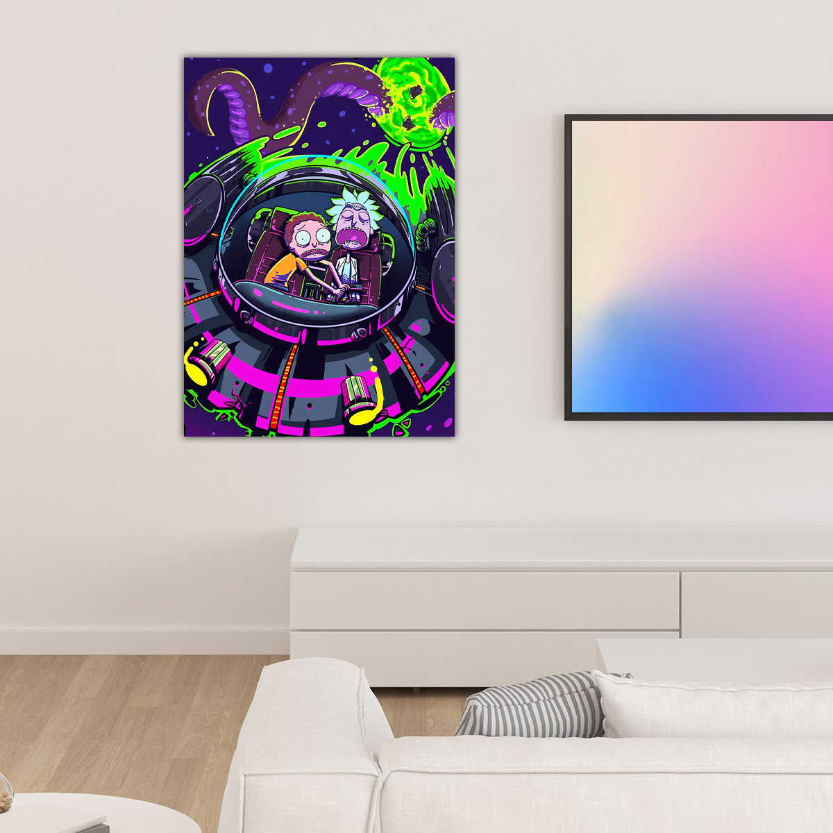 Space Creatures - Rick and Morty Poster