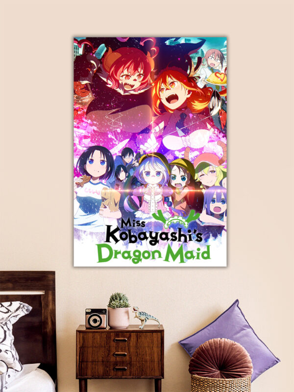 Miss Kobayashi's Dragon Maid anime Poster