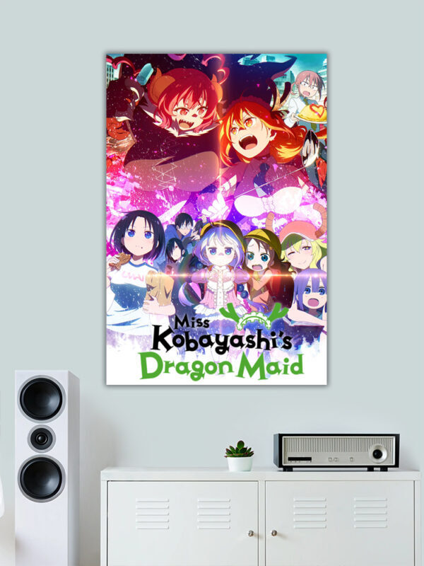 Miss Kobayashi's Dragon Maid anime Poster