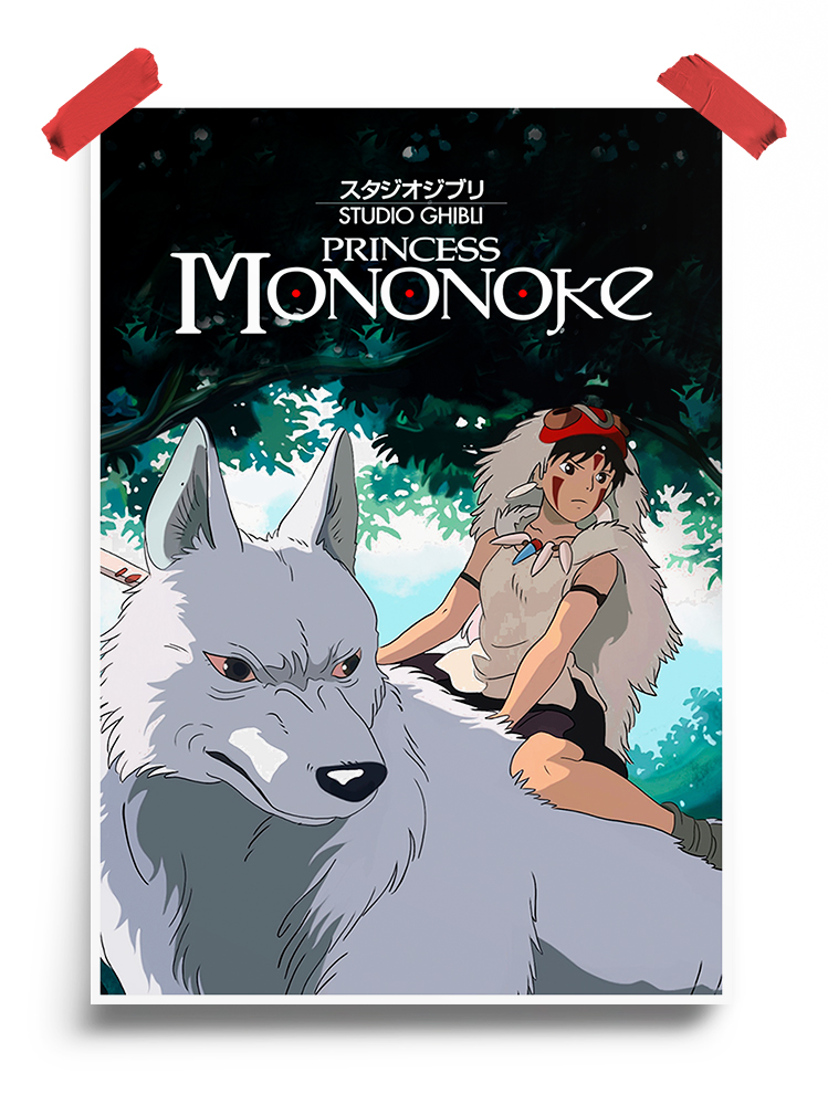 Princess Mononoke anime Poster