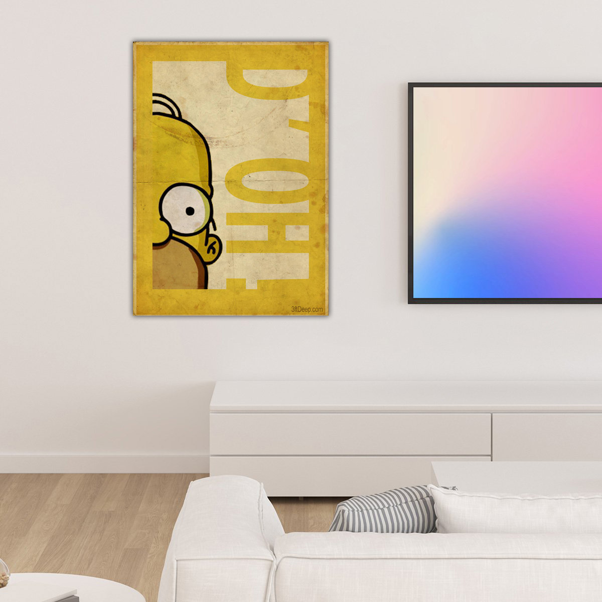 Homer Simpson | The Simpsons Minimalist Poster