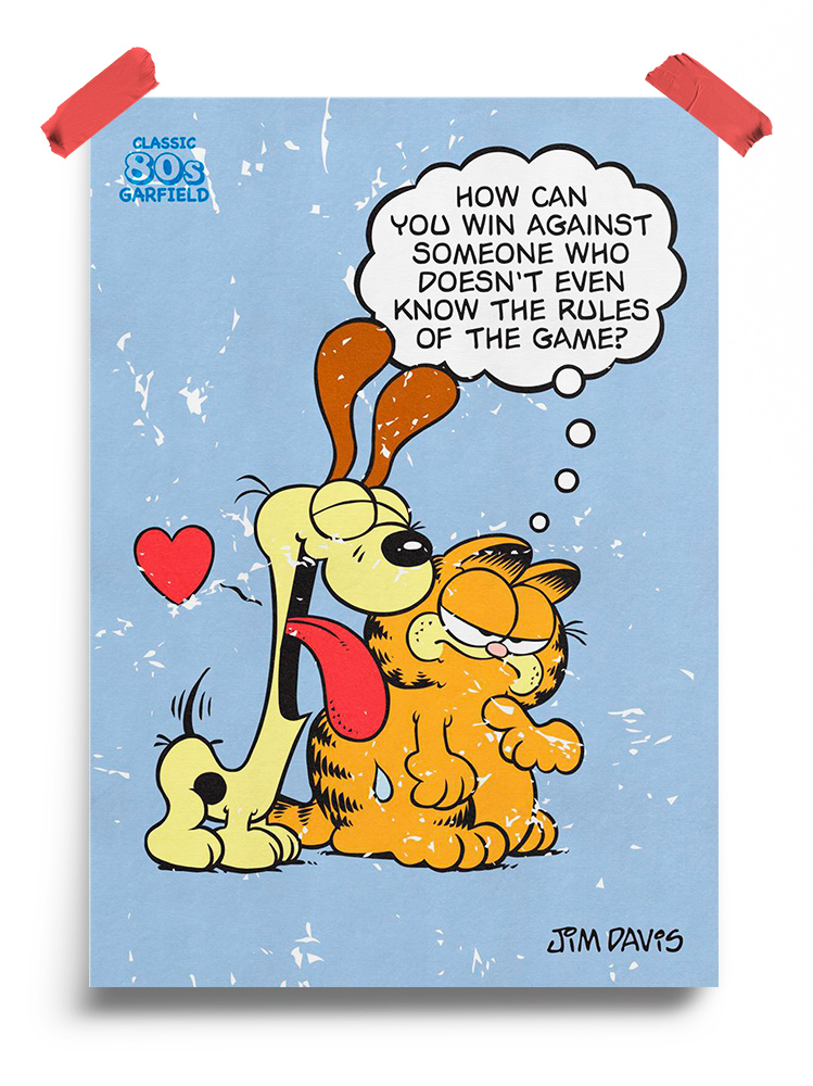 Rules Of the Game - Garfield Official Poster