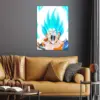 Dragon Ball | Retro Blue Goku & Vegeta anime Poster