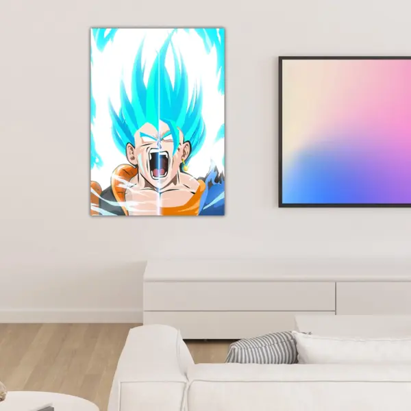 Dragon Ball | Retro Blue Goku & Vegeta anime Poster