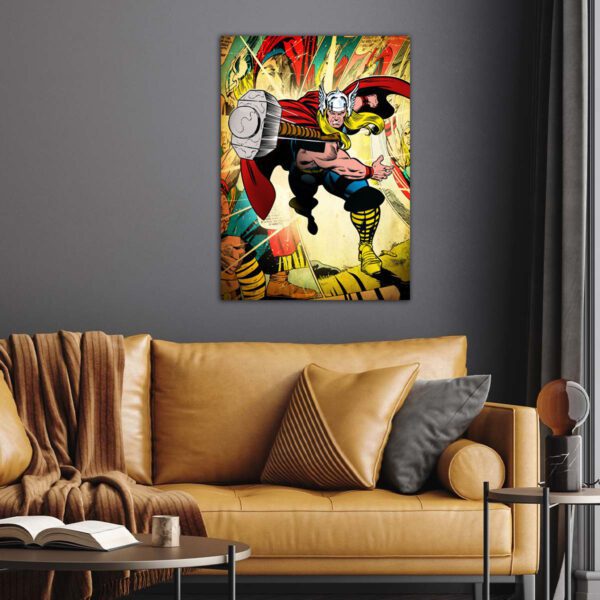 Marvel : Hammer Throw Thor Poster