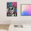 Einstein Graffiti Pop art Poster