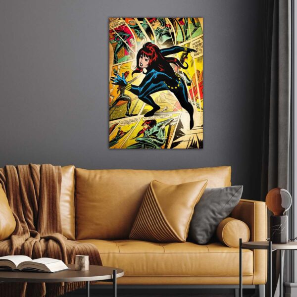 Marvel Comic Black Widow Poster
