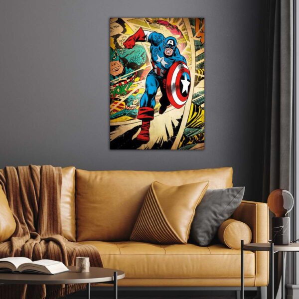 Marvel Vintage Captain America Poster