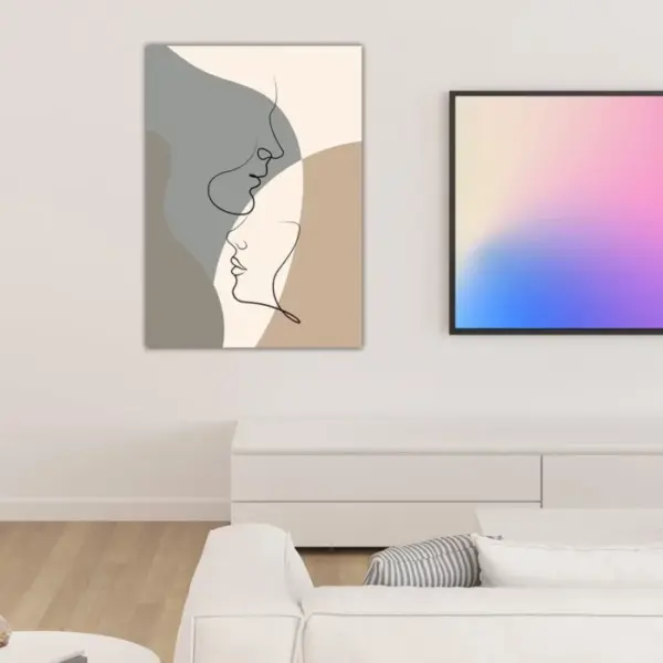 Love Modern Art Poster
