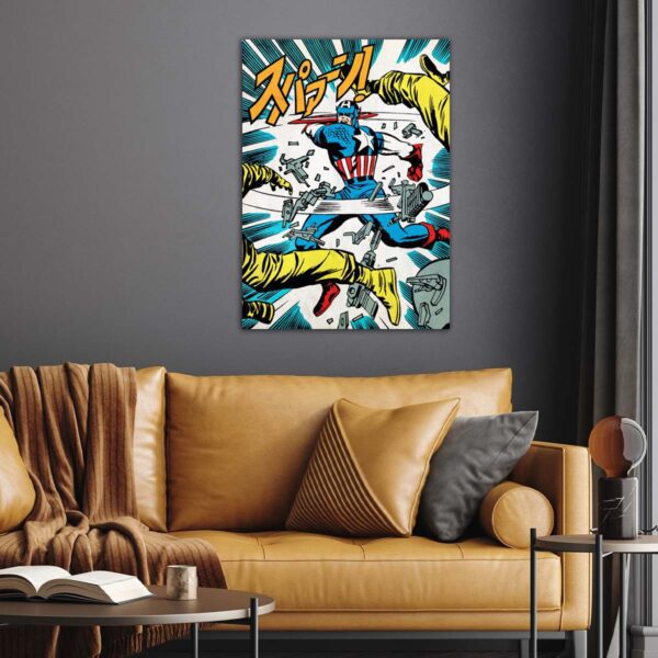 Marvel Comics Captain America Warzone Poster