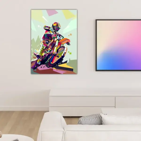 Motocross Bike Racing Poster