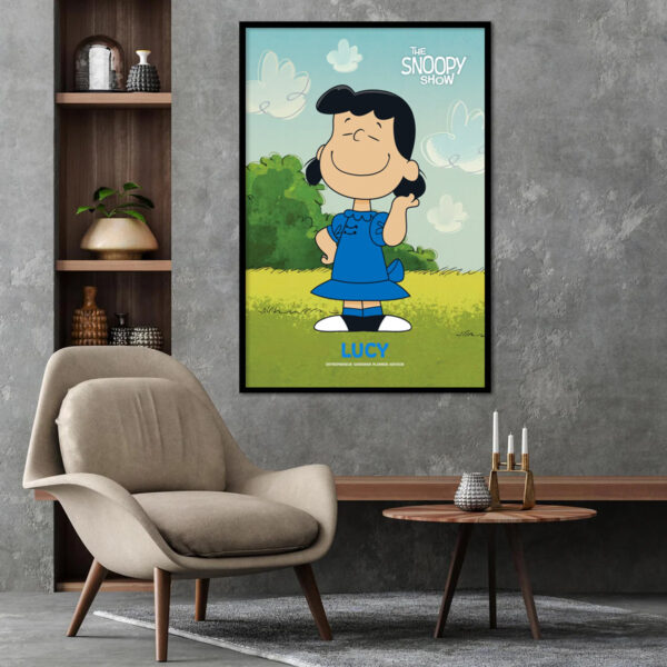 Lucy Snoopy Show Peanuts Poster