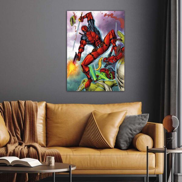 DC Comics : Deadpool vs Reptiles Poster