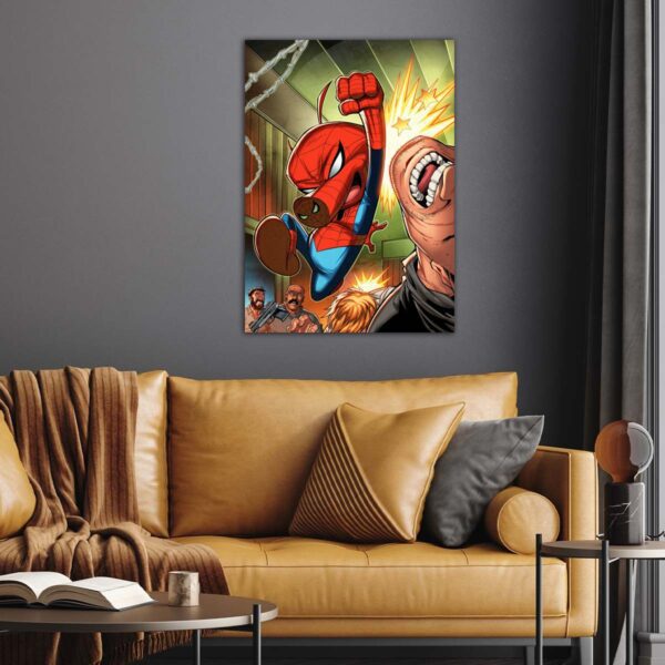 Marvel Comics Fight Spider Ham Poster