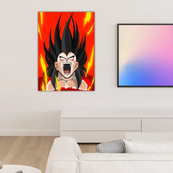 Dragon Ball | Prince Vegeta Rage anime Poster