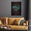 DC Comics : Superman Flurescent Poster