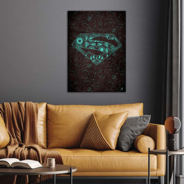 DC Comics : Superman Flurescent Poster