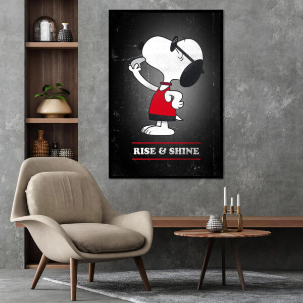 Rise & Shine Peanuts Poster