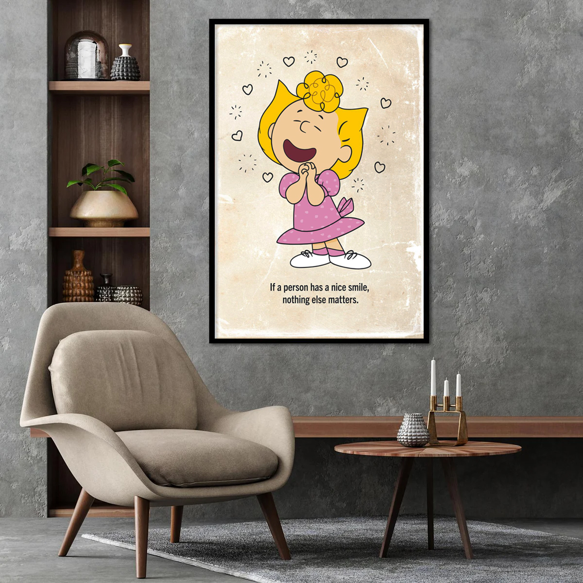 Sally quote Peanuts Poster