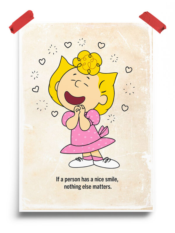 Sally quote Peanuts Poster