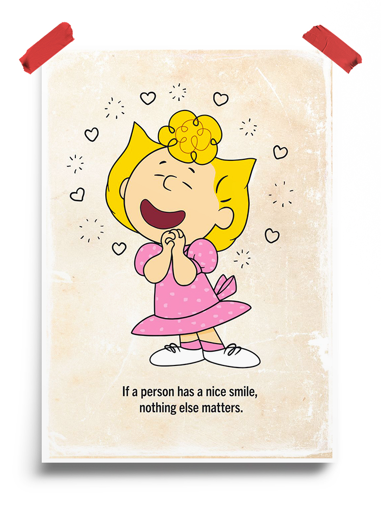 Sally quote Peanuts Poster