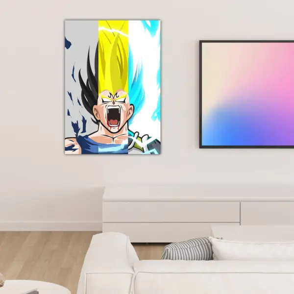 Dragon Ball | Prince Vegeta Power Levels anime Poster