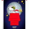 Snoopy and Woodstock Space Peanuts Poster