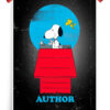 Snoopy Author Peanuts Poster