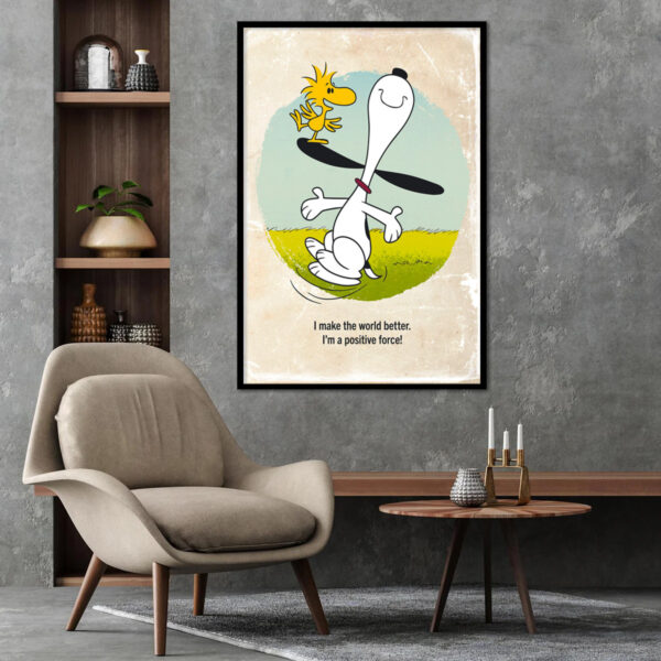 Snoopy quote Peanuts Poster