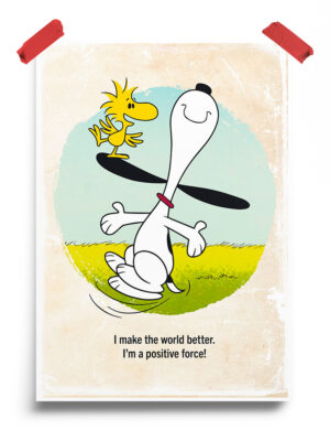 Snoopy quote Peanuts Poster