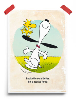 Snoopy quote Peanuts Poster
