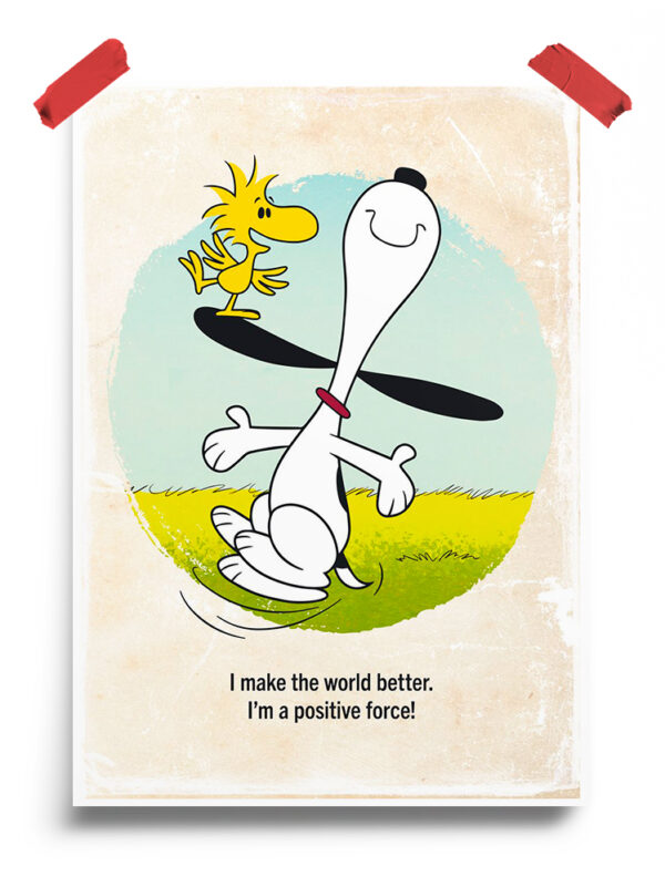Snoopy quote Peanuts Poster