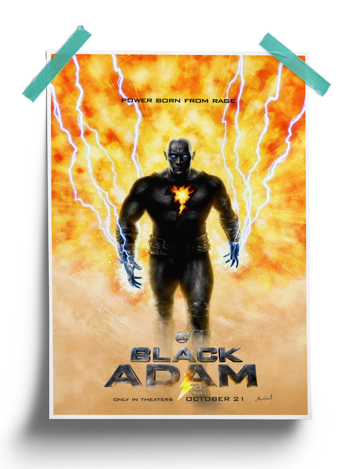 The Awakening - Black Adam Official Poster
