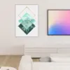Botanical polygons IV Poster