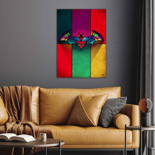 DC Comics Stained Glass Batman Poster