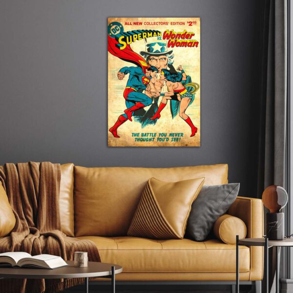 DC Comics : Superman vs Wonder woman Poster